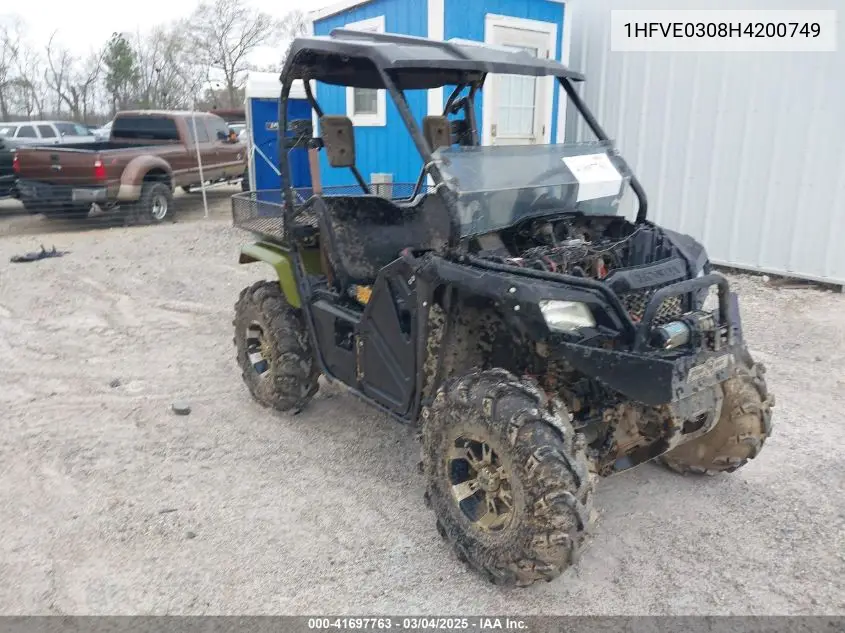 2017 Honda Sxs500 M VIN: 1HFVE0308H4200749 Lot: 41697763
