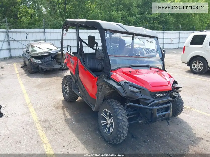 2018 Honda Sxs1000 M5 VIN: 1HFVE0420J4210312 Lot: 42472768