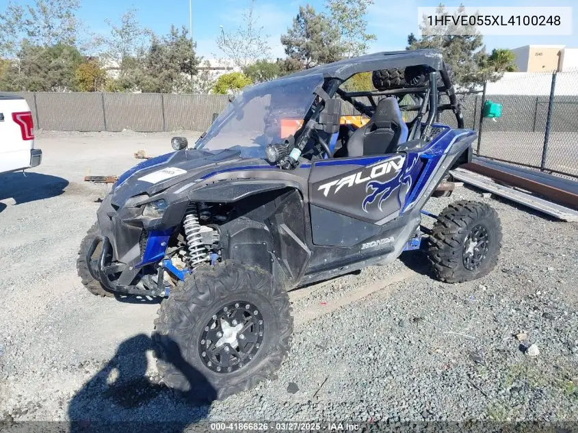 2020 Honda Sxs1000 S2X VIN: 1HFVE055XL4100248 Lot: 41866826