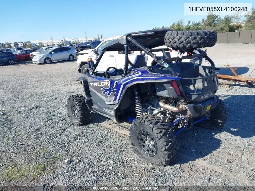 2020 Honda Sxs1000 S2X VIN: 1HFVE055XL4100248 Lot: 41866826