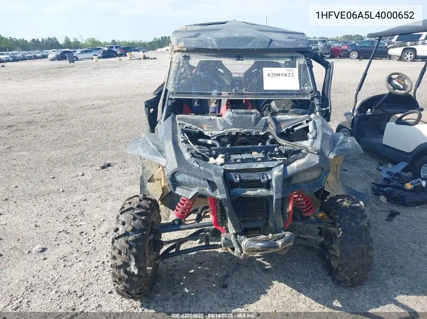 2020 Honda Sxs1000 S4 VIN: 1HFVE06A5L4000652 Lot: 42005822