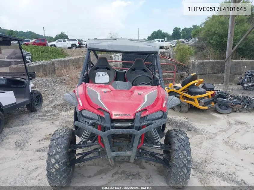 2020 Honda Sxs1000 S2X VIN: 1HFVE0517L4101645 Lot: 42511423