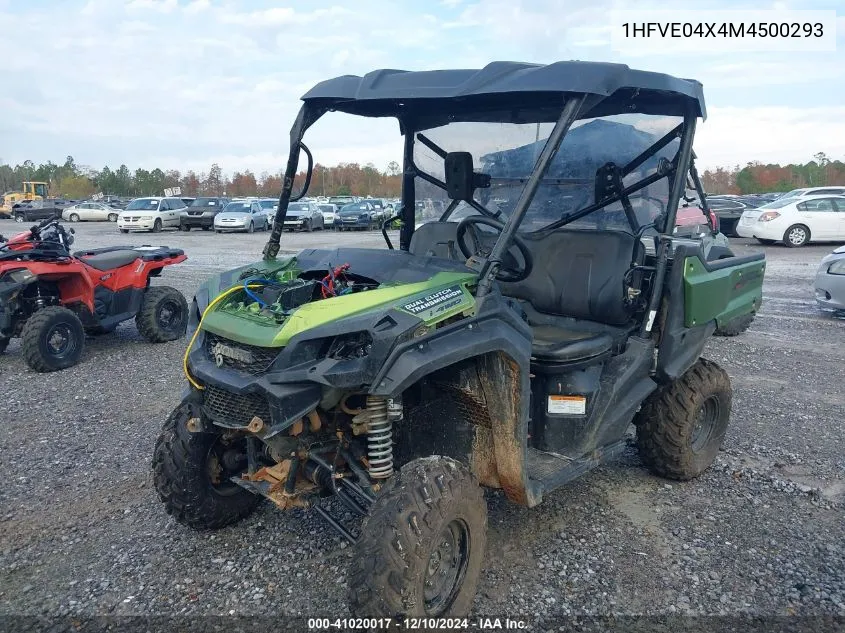 2021 Honda Sxs1000 VIN: 1HFVE04X4M4500293 Lot: 41020017