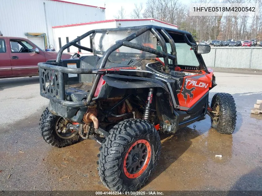2021 Honda Sxs1000 S2X VIN: 1HFVE0518M4200542 Lot: 41465234