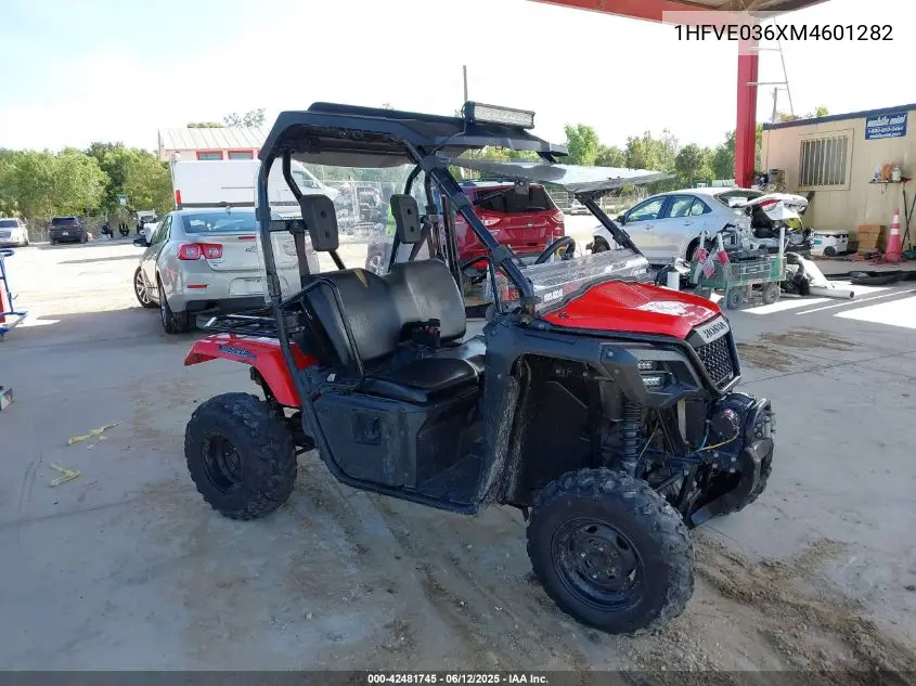 2021 Honda Sxs500 M VIN: 1HFVE036XM4601282 Lot: 42481745