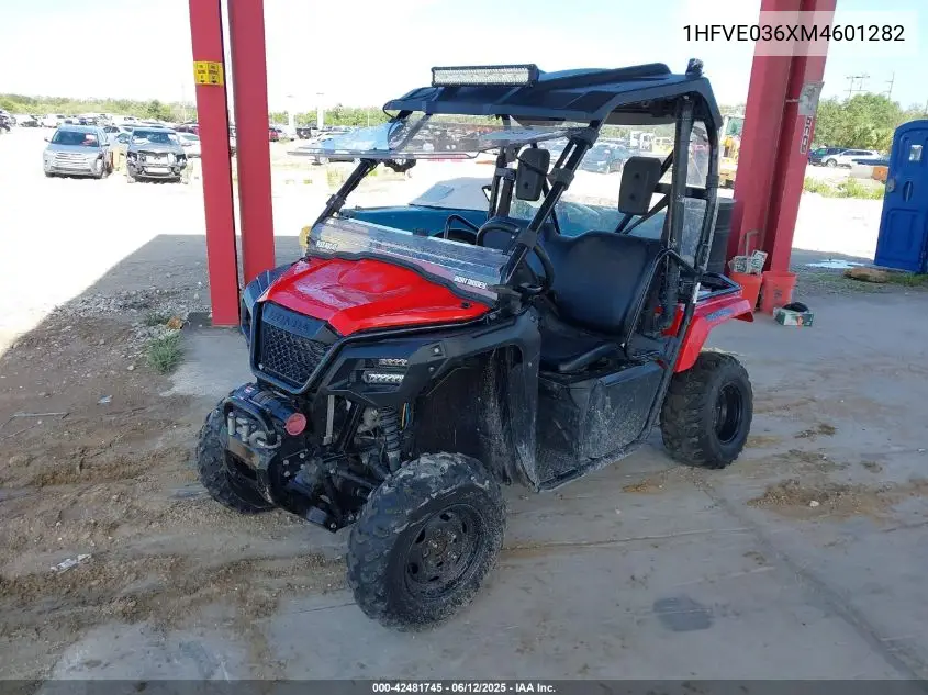 2021 Honda Sxs500 M VIN: 1HFVE036XM4601282 Lot: 42481745