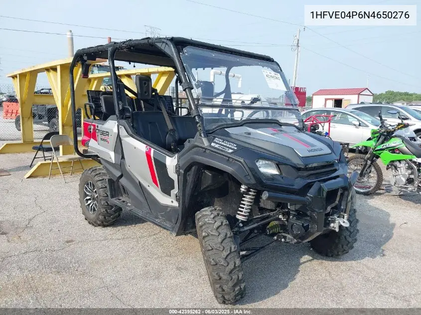 2022 Honda Sxs1000 M3 VIN: 1HFVE04P6N4650276 Lot: 42395262