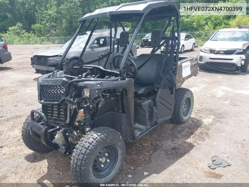 2022 Honda Sxs520 M2 VIN: 1HFVE072XN4700399 Lot: 42509133