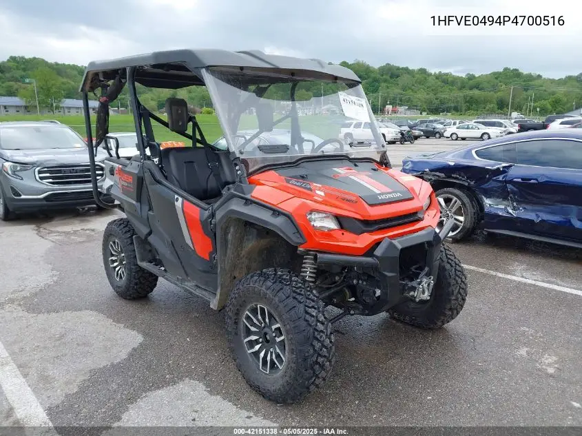 2023 Honda Sxs1000 M3 VIN: 1HFVE0494P4700516 Lot: 42151338