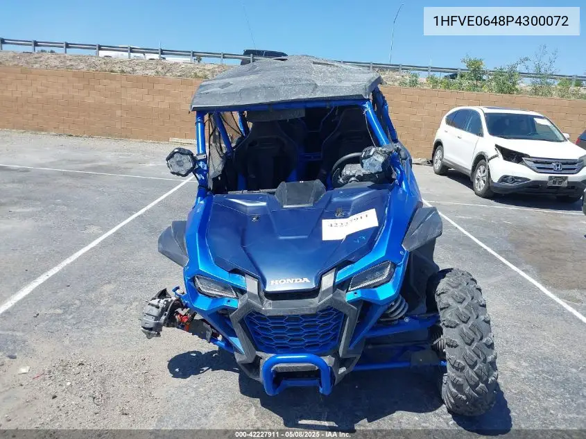 2023 Honda Sxs1000 S4R VIN: 1HFVE0648P4300072 Lot: 42227911