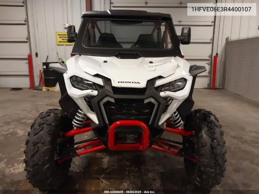 2024 Honda Sxs1000 S4X VIN: 1HFVE06E3R4400107 Lot: 42400459