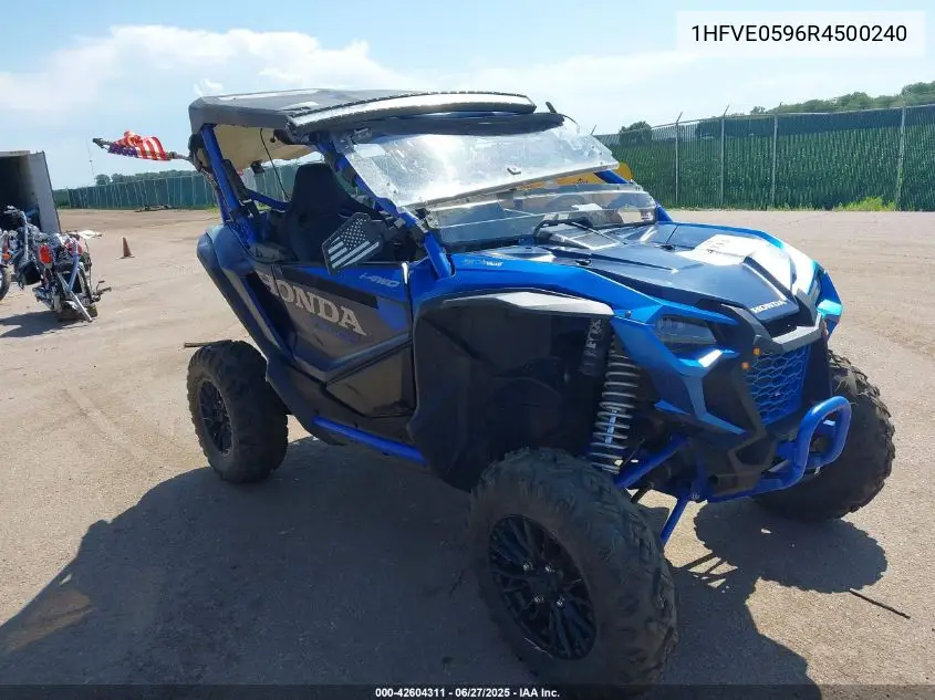 2024 Honda Sxs1000 S2X VIN: 1HFVE0596R4500240 Lot: 42604311