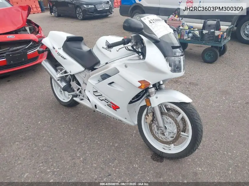 1993 Honda Vfr750 F VIN: JH2RC3603PM300309 Lot: 42508019