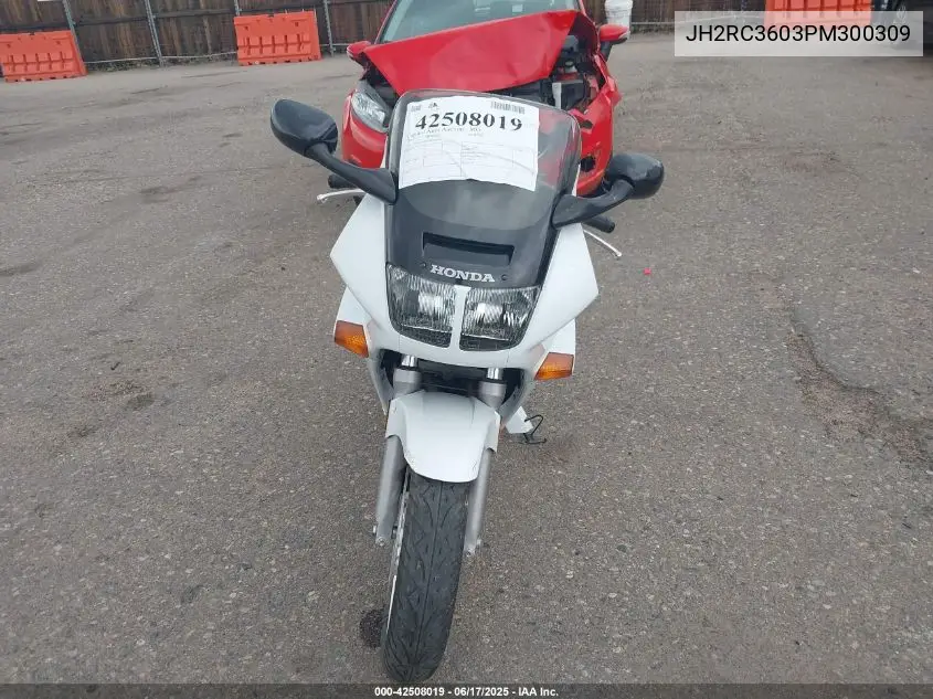 1993 Honda Vfr750 F VIN: JH2RC3603PM300309 Lot: 42508019