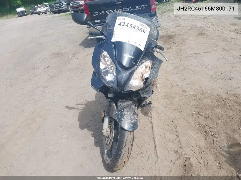2006 Honda Vfr800 VIN: JH2RC46166M800171 Lot: 42454369
