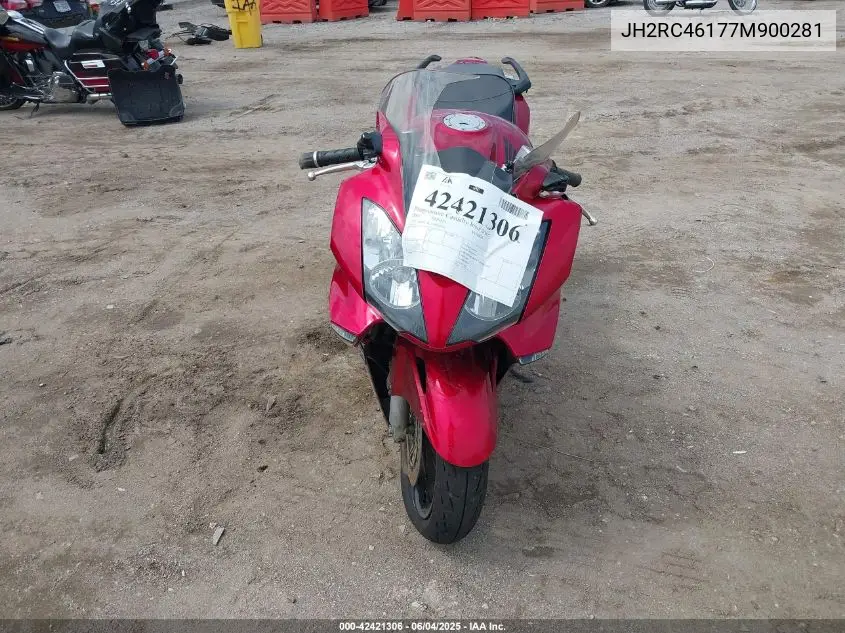 2007 Honda Vfr800 VIN: JH2RC46177M900281 Lot: 42421306