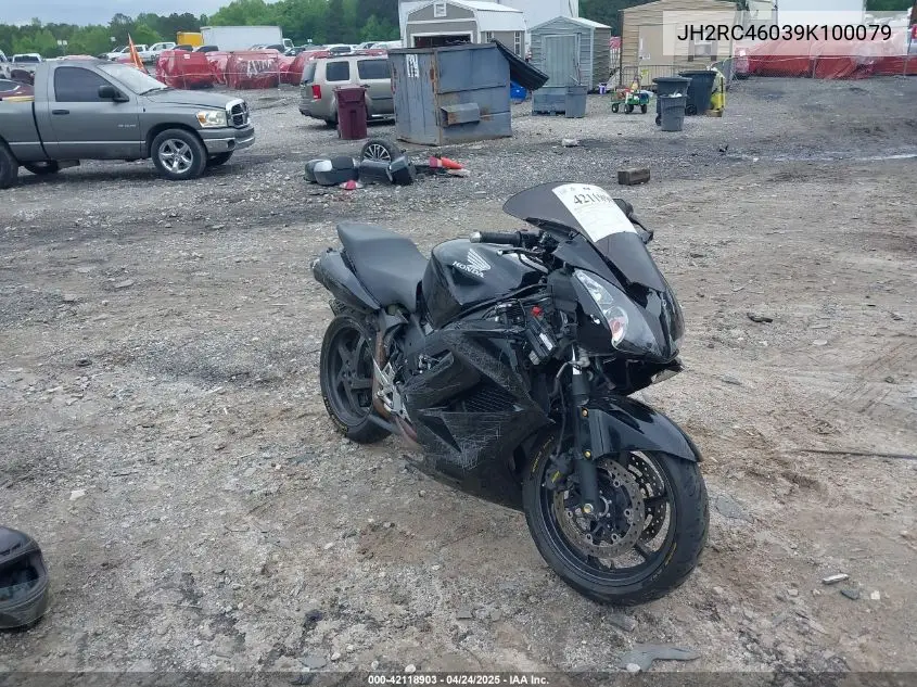 2009 Honda Vfr800 VIN: JH2RC46039K100079 Lot: 42118903