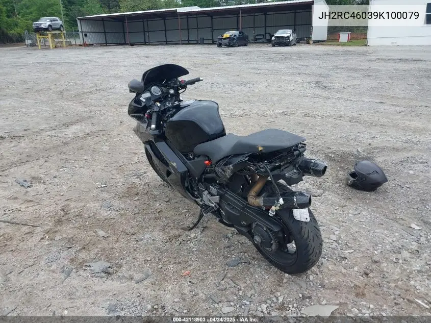 2009 Honda Vfr800 VIN: JH2RC46039K100079 Lot: 42118903