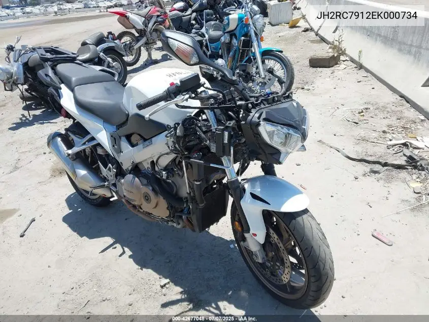 2014 Honda Vfr800 F VIN: JH2RC7912EK000734 Lot: 42677048