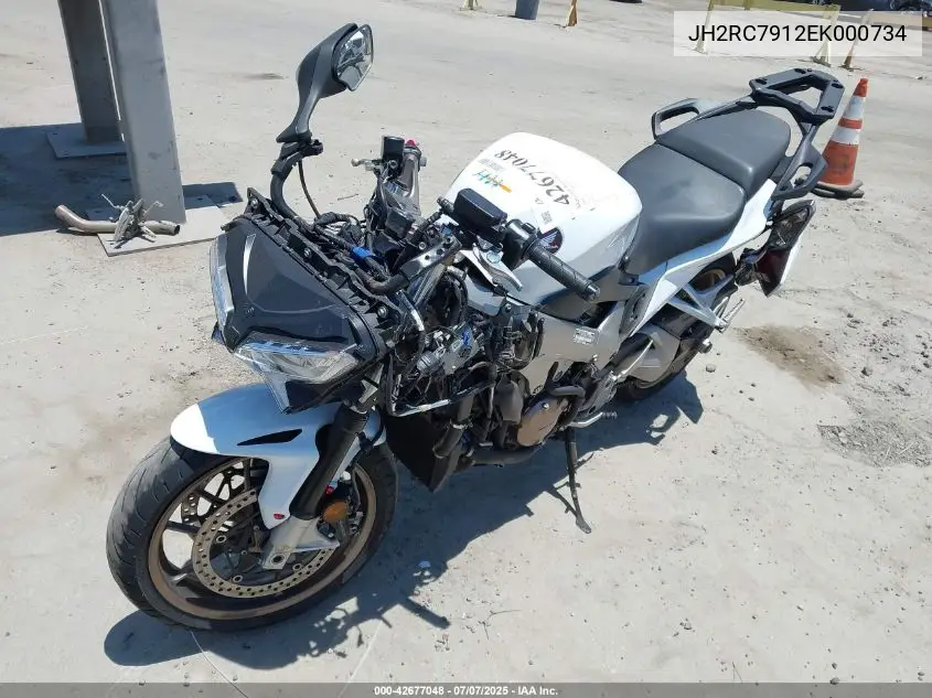 2014 Honda Vfr800 F VIN: JH2RC7912EK000734 Lot: 42677048