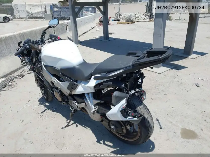 2014 Honda Vfr800 F VIN: JH2RC7912EK000734 Lot: 42677048
