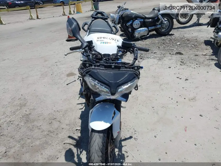 2014 Honda Vfr800 F VIN: JH2RC7912EK000734 Lot: 42677048