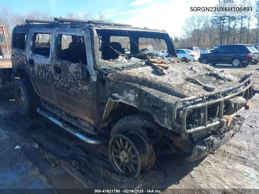 2006 Hummer H2 Suv VIN: 5GRGN23UX6H106491 Lot: 41621790