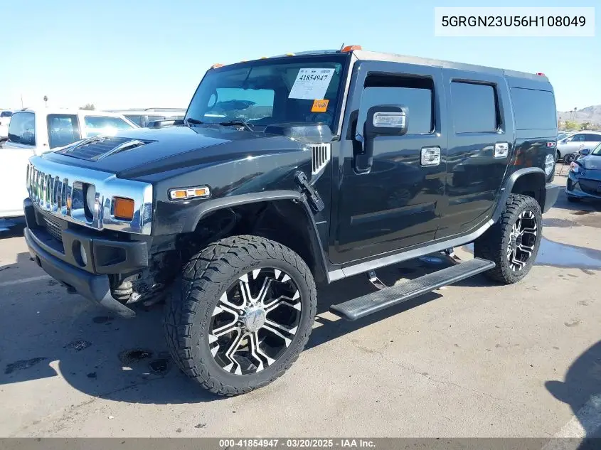 2006 Hummer H2 Suv VIN: 5GRGN23U56H108049 Lot: 41854947