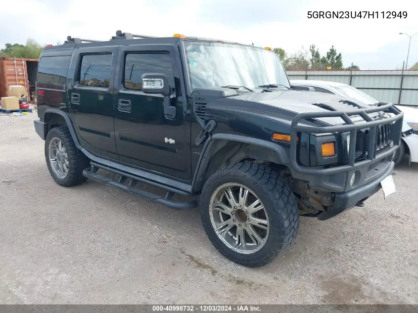 2007 Hummer H2 Suv VIN: 5GRGN23U47H112949 Lot: 40998732