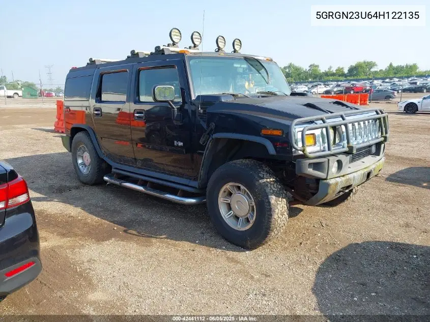 2004 Hummer H2 VIN: 5GRGN23U64H122135 Lot: 42441112
