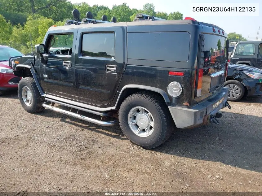 2004 Hummer H2 VIN: 5GRGN23U64H122135 Lot: 42441112