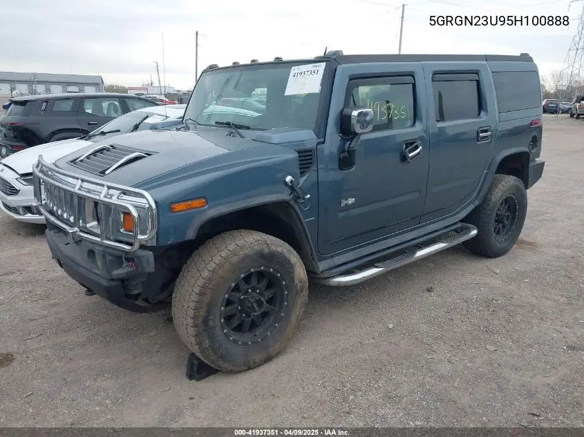 2005 Hummer H2 Suv VIN: 5GRGN23U95H100888 Lot: 41937351