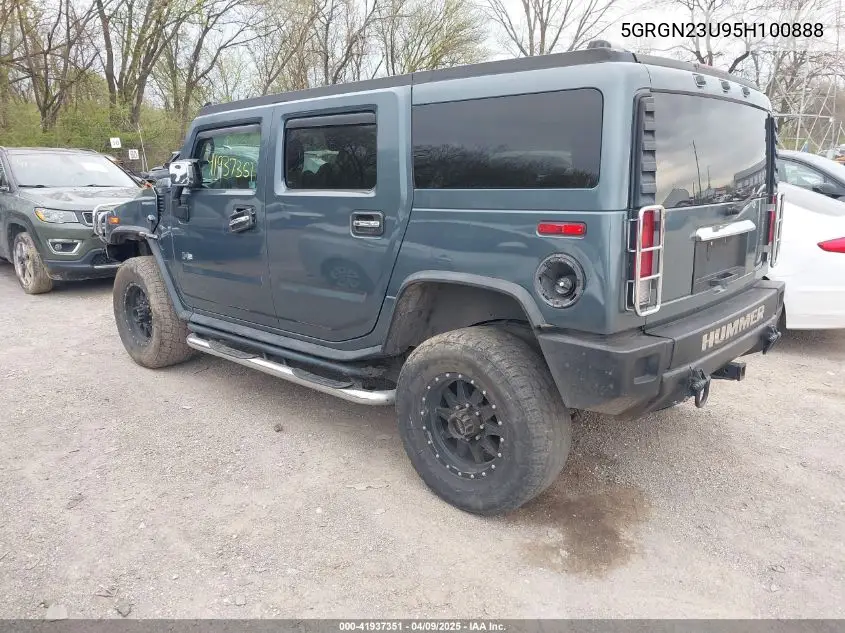 2005 Hummer H2 Suv VIN: 5GRGN23U95H100888 Lot: 41937351