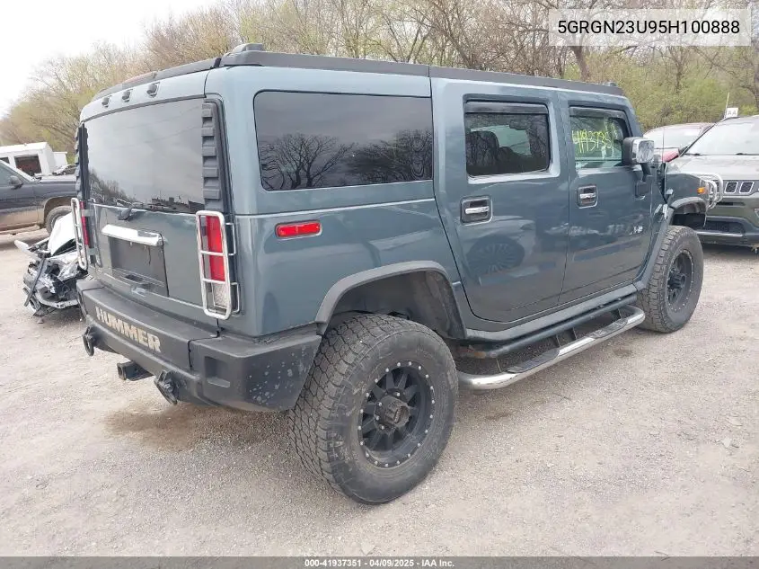 2005 Hummer H2 Suv VIN: 5GRGN23U95H100888 Lot: 41937351