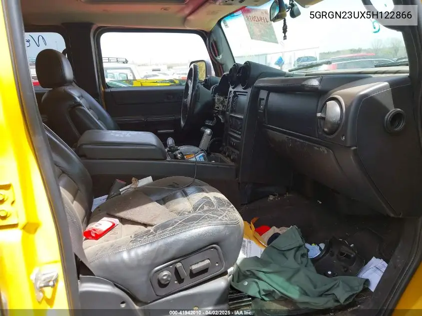 2005 Hummer H2 Suv VIN: 5GRGN23UX5H122866 Lot: 41942010