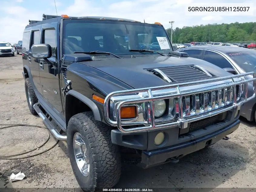 2005 Hummer H2 Suv VIN: 5GRGN23U85H125037 Lot: 42054530