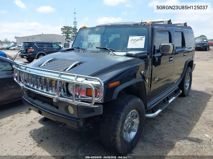 2005 Hummer H2 Suv VIN: 5GRGN23U85H125037 Lot: 42054530