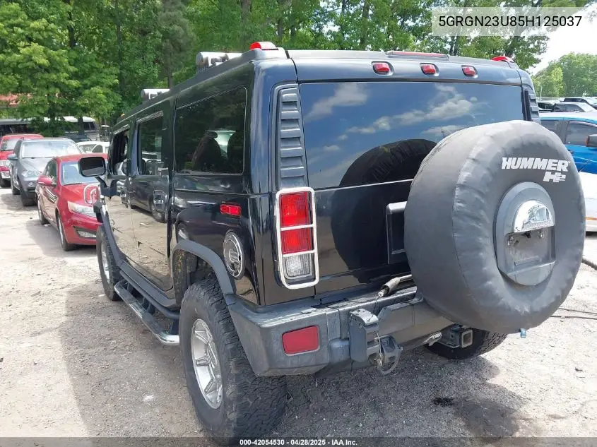 2005 Hummer H2 Suv VIN: 5GRGN23U85H125037 Lot: 42054530