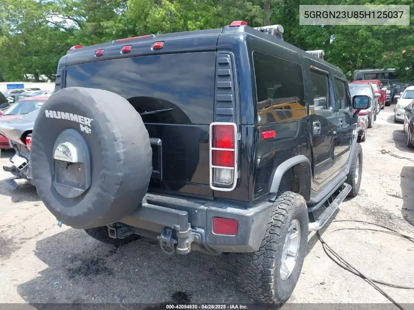 2005 Hummer H2 Suv VIN: 5GRGN23U85H125037 Lot: 42054530