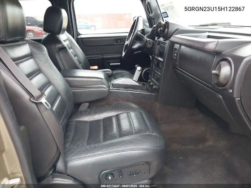 2005 Hummer H2 Suv VIN: 5GRGN23U15H122867 Lot: 42174247