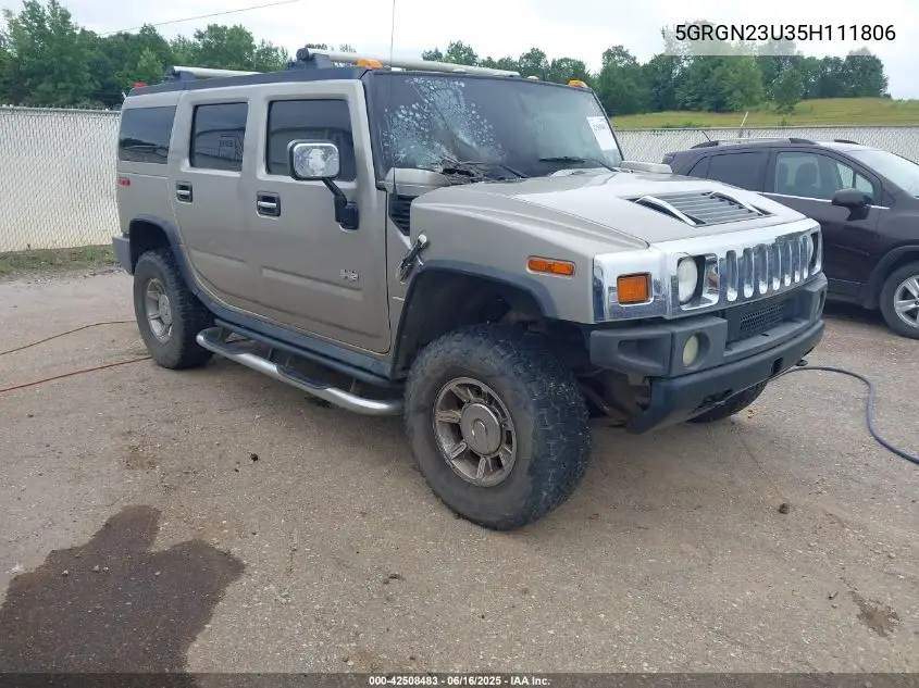 2005 Hummer H2 Suv VIN: 5GRGN23U35H111806 Lot: 42508483