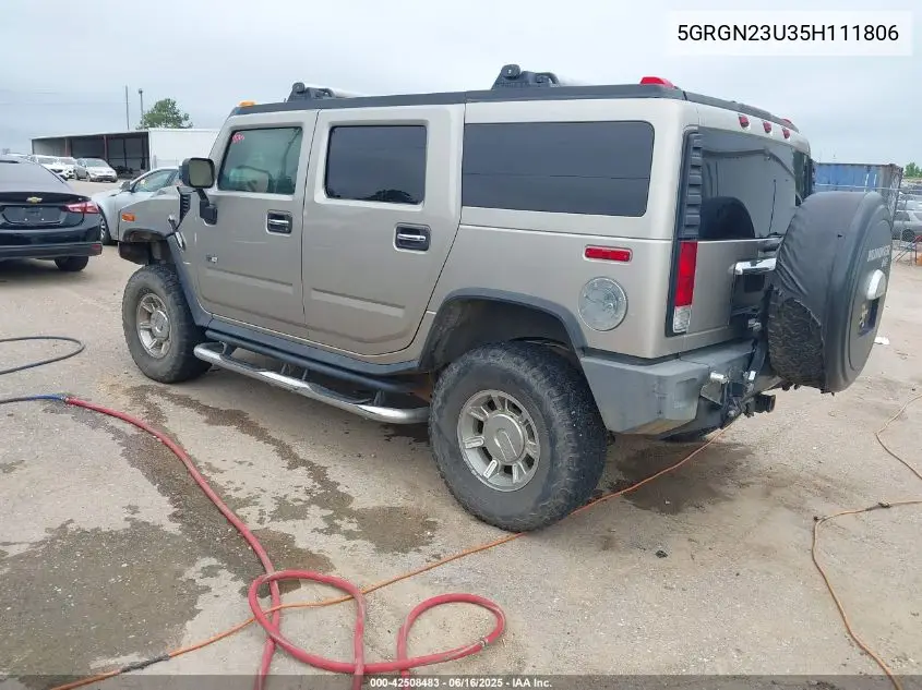2005 Hummer H2 Suv VIN: 5GRGN23U35H111806 Lot: 42508483