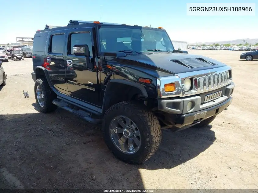 2005 Hummer H2 Suv VIN: 5GRGN23UX5H108966 Lot: 42588947