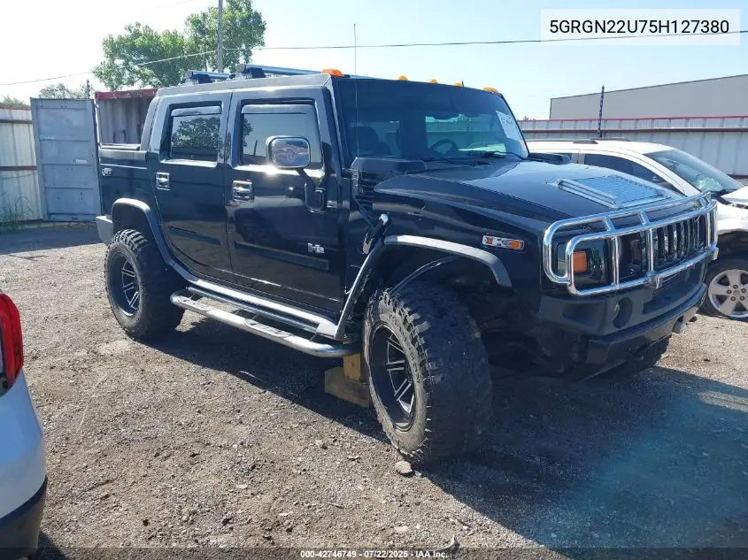 2005 Hummer H2 Sut VIN: 5GRGN22U75H127380 Lot: 42746749