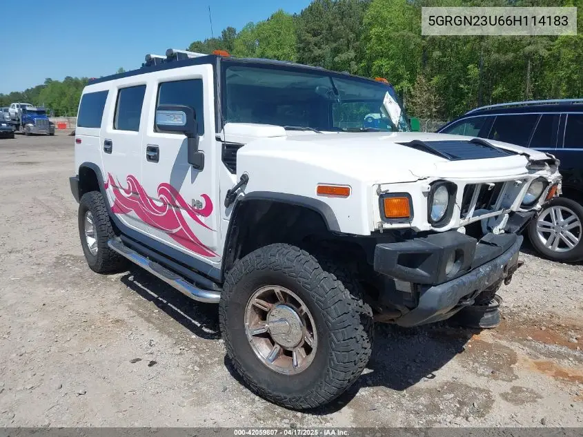 2006 Hummer H2 Suv VIN: 5GRGN23U66H114183 Lot: 42059807