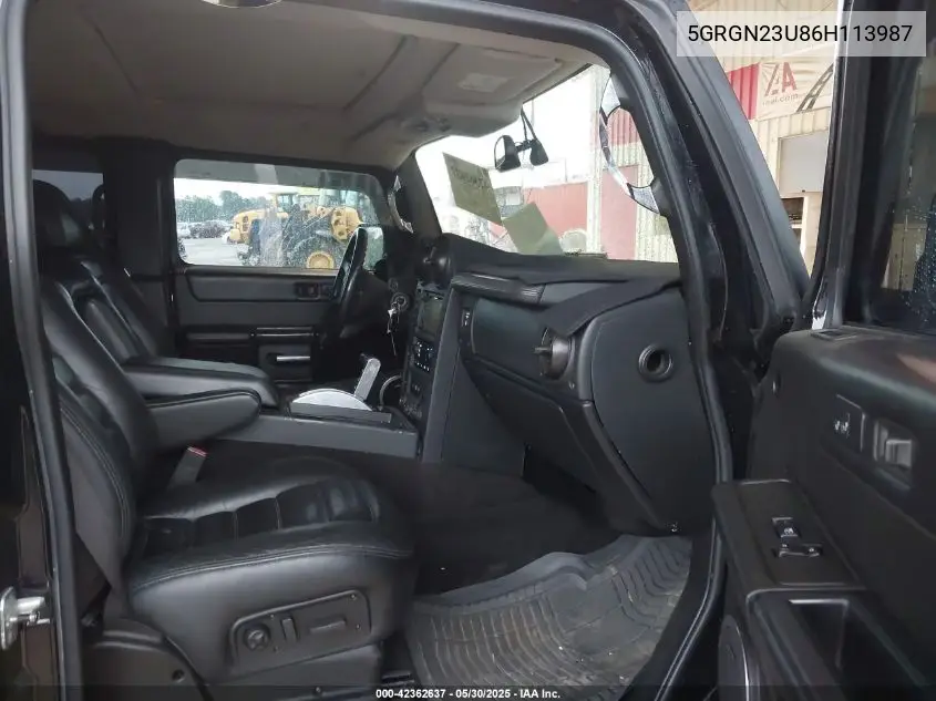 2006 Hummer H2 Suv VIN: 5GRGN23U86H113987 Lot: 42362637
