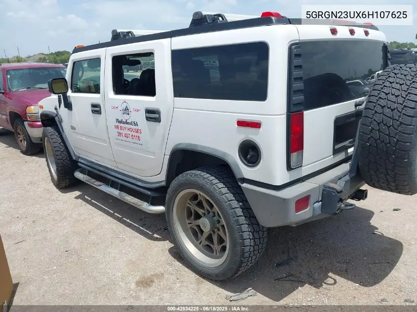 2006 Hummer H2 Suv VIN: 5GRGN23UX6H107625 Lot: 42534225