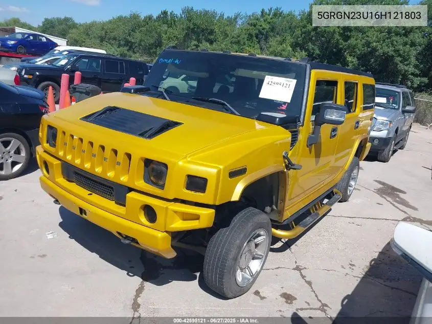2006 Hummer H2 Suv VIN: 5GRGN23U16H121803 Lot: 42595121