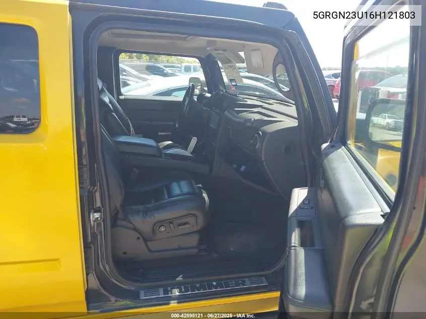2006 Hummer H2 Suv VIN: 5GRGN23U16H121803 Lot: 42595121