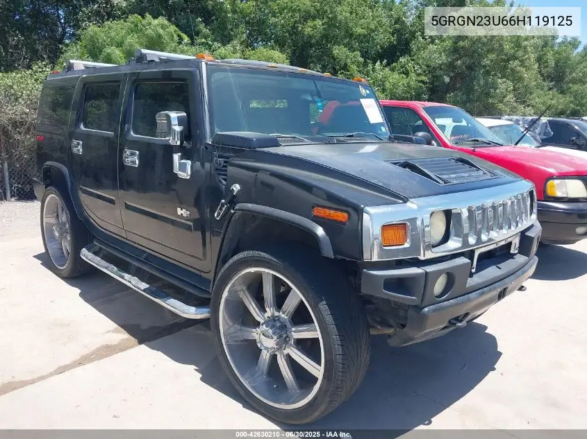 2006 Hummer H2 Suv VIN: 5GRGN23U66H119125 Lot: 42630210